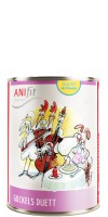 Hund Hundefutter Nassfutter Gockels Duett 200g 6 Stück Anifit